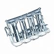 McGill Metal Products NO1 Nickel-plated steel money changer with penny, nickel, dime and quarter barrels