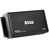 BOSS AUDIO MC900B Marine Weather Proof 500-Watt Full Range, Class A/B 4-8 Ohm Stable 4 Channel Amplifier, with Audio Streaming
