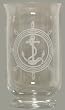 Individually Hand Etched Anchor Glass Candle Shade 11"H