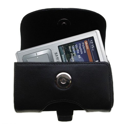 Horizontal Leather Case with Belt Clip/Loop for the Samsung YP-Z5