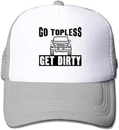 Go Topless Get Dirty Mesh Trucker Caps Adjustbale Cap