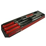 Snap-on 貫通式ストライキングプライバーセット 4ピース/レッド Newグリップ SPBS704AR