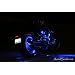 28-LED Motorcycle Accent Light Kit - Engine & Rear Wheel-Color:BLUE