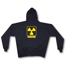 Radiation Symbol logo Men's Hoodie Sweat Shirt Small thru 4XL