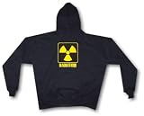 Radiation Symbol logo Men's Hoodie Sweat Shirt Small thru 4XL