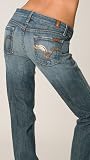 7 For All Mankind Kate Tricolor in Caribbean