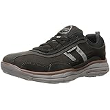 Skechers USA Men's Glides Status Lace-Up Sneaker