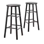 Winsome Wood S/2 Wood 30-Inch Bar Stools, Espresso Finish
