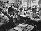 View of a Remedial English Class Photographic Poster Print by Paul Schutzer, 32x24