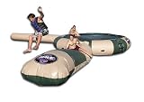 Rave Sports Aqua Jump Water Trampoline with Aqua Launch and Aqua Log (15-Foot, Northwoods Edition)