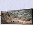 Icarus Wing Egyptian Sculptural Metal Wall Hanging New (The Digital Angel)