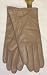 Imported Genuine Brown Leather Microfiber Lined Ladies Gloves Size Large Image