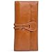 Jack&Chris Women's Genuine Leather Organizer Wallet Card Case Purse, WBXH053 (Brown)