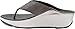 FitFlop Women's Crystall Flip Flop, Pewter, 7 M US