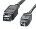 2M FireWire 800 Cable, 9 pin to 4 pin, 1.8 Metre (6ft), IEEE1394b Rated