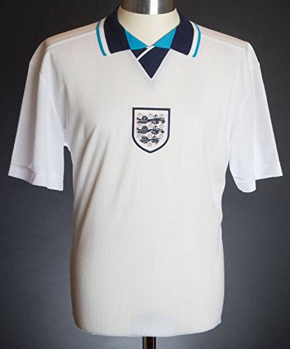 Score Draw England Trikot EM 1996 Heim weiß weiß, L