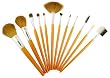 12 pcs Makeup Set Foundation Blush Cosmetic Brush w/ Case Kit