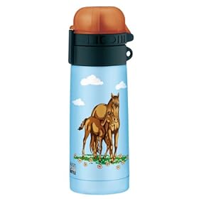 aldi Thermos isoBottle cavallo, 0,35 L, colore: Blu