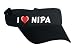 Embroidered Visor with I Love Nipa