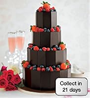 Dark Chocolate Plaque Wedding Cake