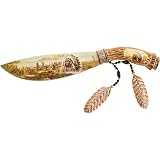 Indian Tribe Wildlife Bowie Knife