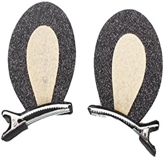 Rowling Fine girls like, lovely hair bow alligator clip, hair clips(Silver Ear)