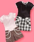 Sweet Heart Rose Little Girl Drop Waist Dress