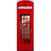 London - Telephone Box - Door Poster - 53cm x 158cm