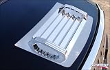 RealWheels 1-Piece Stainless Steel Top Grille With Billet Aluminum Hood Handles, for the 2003 Hummer H2