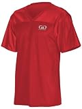 Men's Short Sleeve Fan Jersey T-Shirt-Team Colors Include Steelers, Cowboys, Patriots, Packers, Raiders, and Chiefs-Comfortable Gear for Football, Basketball, and Super Bowl Parties-Sizes XS-XXXL. (XXX-Large, Red)