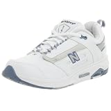  : New Balance Women's WW844 Walking Shoe,White/Blue,7 B