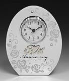 30th Wedding Anniversary Oval Clock - Make a Lovely Pearl