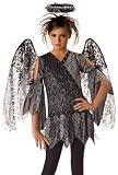 In Character Fallen Angel Girls Goth Fallen Angel Black Fairy Halloween Costume