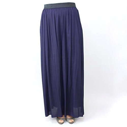 【ノーブランド品】MARCCAIN　紺マキシスカート　 size M