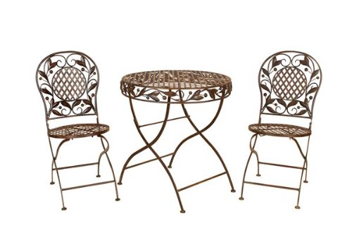 Set3 Cairo Bistro Patio Garden Table and Chairs