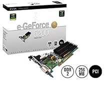 EVGA 256-P1-N399-LX e-GeForce 6200 256MB DDR2 PCI Graphics Card