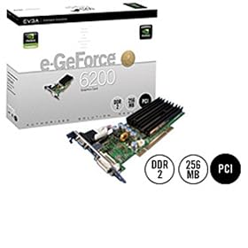 EVGA 256-P1-N399-LX e-GeForce 6200 256MB DDR2 PCI Graphics Card