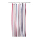Baven Light Colored Striped Shower Curtain