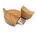 Flash Drive 8GB, Memory Stick Pen Drive USB2.0 AreTop Cute Cartoon Miniature Wooden Leaf Shape Thumb Drives for Date Storage Gift for School Students Kids Children Teacher Collegue Employees