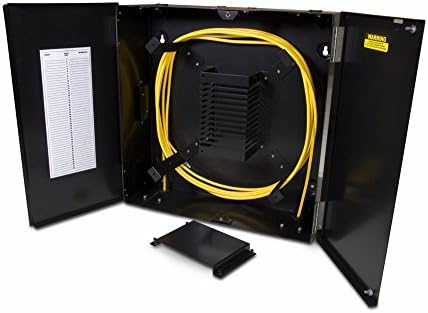 American Products AM-50-SDC-BLK Wall Mount Splice & Storage Cabinet, 12 tray capacity, Black