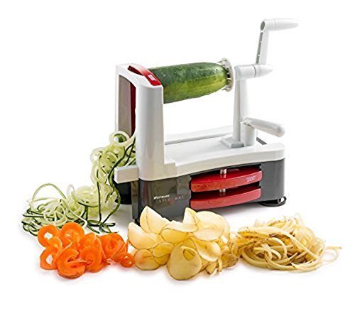 Westmark stainless steel tri-blade vegetable spiral sli…