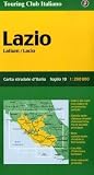  : Carta stradale d'Italia 10 Latium 1 : 200 000 (Touring Club Italiano)