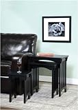 Kitchen & Housewares : Powell "Mission Black" 3-Pc. Nested Tables