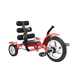 Mobo Mini - The Worlds Smallest Luxury Three Wheeled Cruiser 12" (Red)