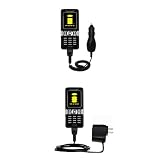 Essential Kit for the Sony Ericsson k550im - includes Car and Wall Charger with Rapid Charge Technology - Gomadic Brand w/ TipExchange Technology
