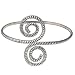 Silver Armlet Bracelet Body Jewelery from India 3 inches (armlt043a)