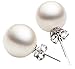 AnnieCos S925 8mm Pearl Stud Earrings