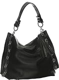 Black ''Bardot'' Hobo