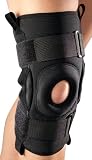 OTC ORTHOTEX Knee Stabilizer with Hinged Bars, Black, 2X-large