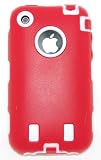 Body Armor for iPhone 3G / 3GS - Red & White